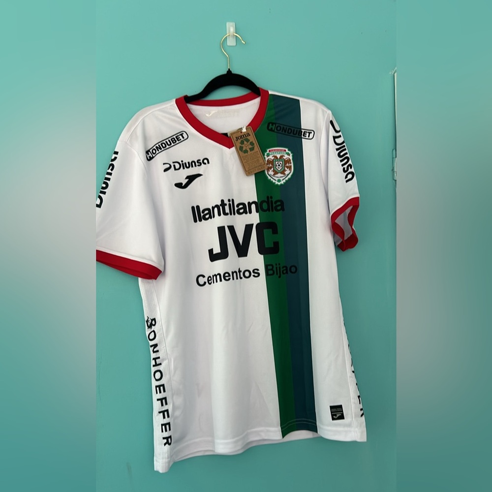 Soccer Jersey - White, Green, Red